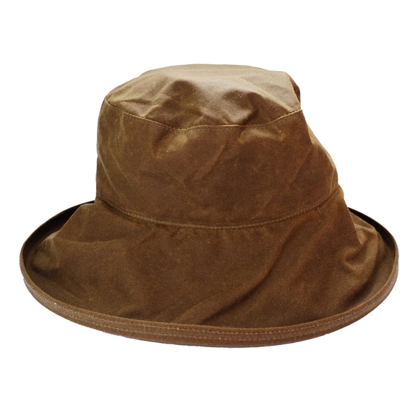 Heritage Waxed Cotton Hat in Caramel