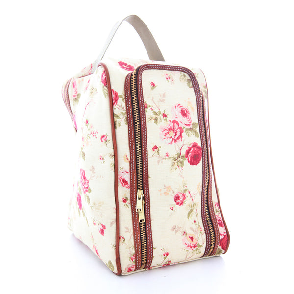 Floral boot bag