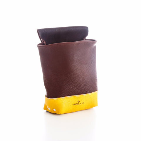 Leather waist pouch