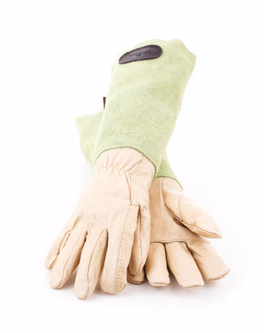 Leather gardening  gloves