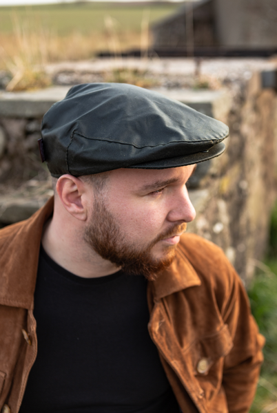 Mens wax flat caps hotsell