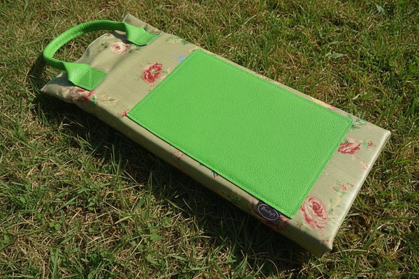Floral PU & Leather Kneeler