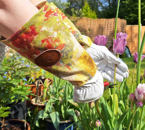 NEW RANGE Abstract Linen Gardening Gloves