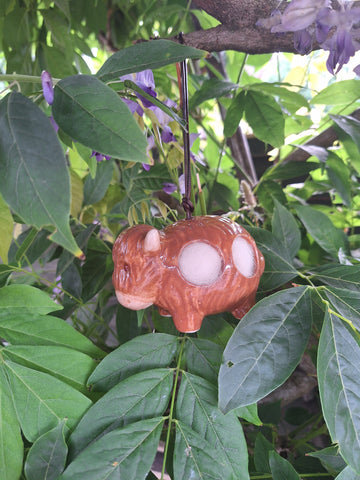 Highland Cow Bird Wool Hanger