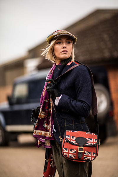 British flag print cartridge bag