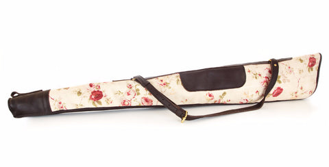 Handmade leather floral gunslip