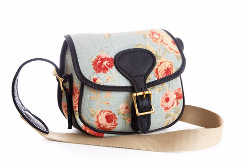 Floral handmade cartridge bag