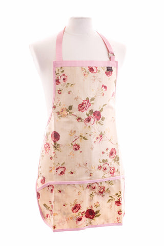 Floral print apron handmade