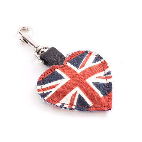 Handmade heart keyring