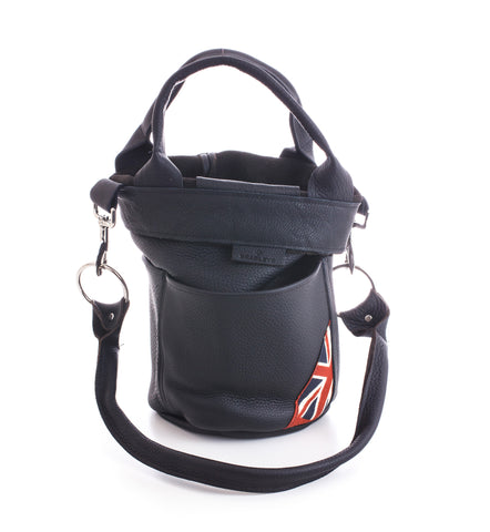 Handmade leather bucket bag