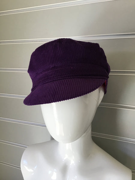 Purple Corduroy Cap